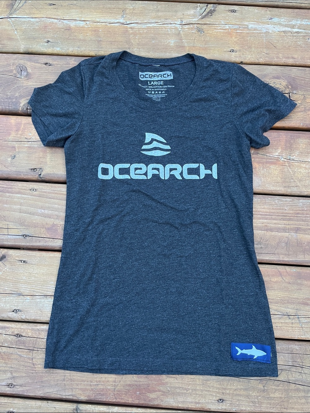 Ocearch Heather charcoal grey t shirt